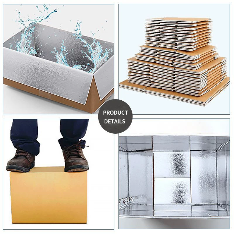 Frozen Delivery Ice Cream Cooler Carton Keep Seafood Meat Food Fresh Insulated Thermal Packing Box