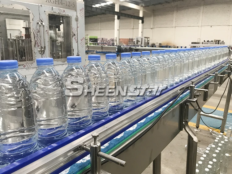 Automatic automatic table water mini bottle filling machine line