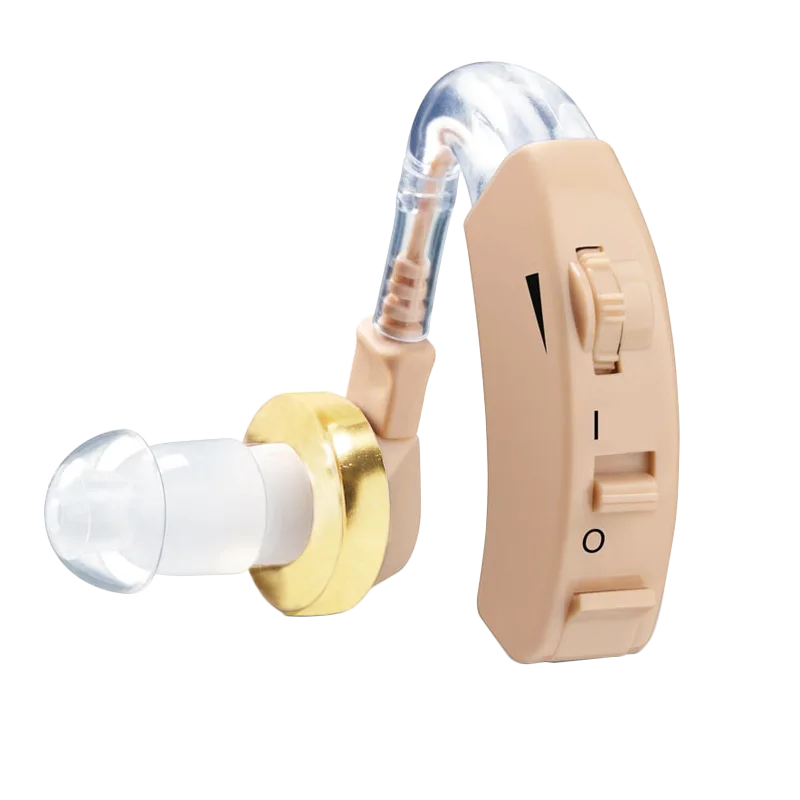 Sports Durable Simple Operation Batteries Mini BTE Hearing Aid