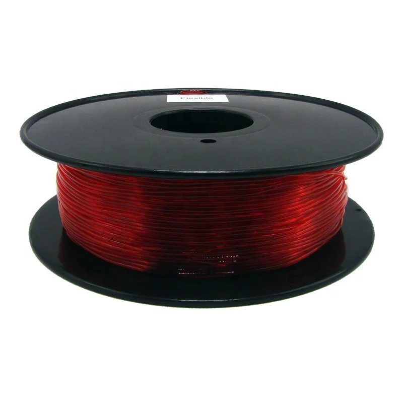 Best filament TPU TPE Flexible filament 1.75mm 3.0mm for 3d printer filament
