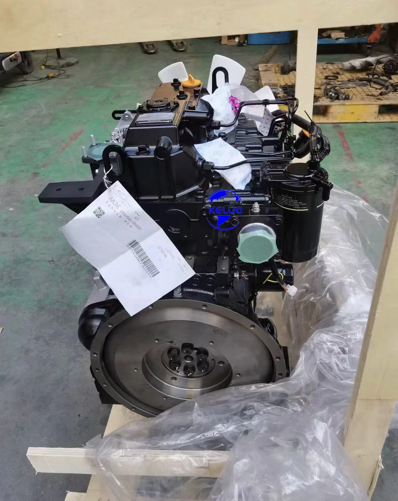 High-performance four-cylinder 4TNV94 water-cooled engine