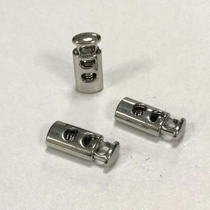 Manufacturers Custom Spring Press Cord Button Extension Cord Lock Stopper For Garment Backpack Accessories