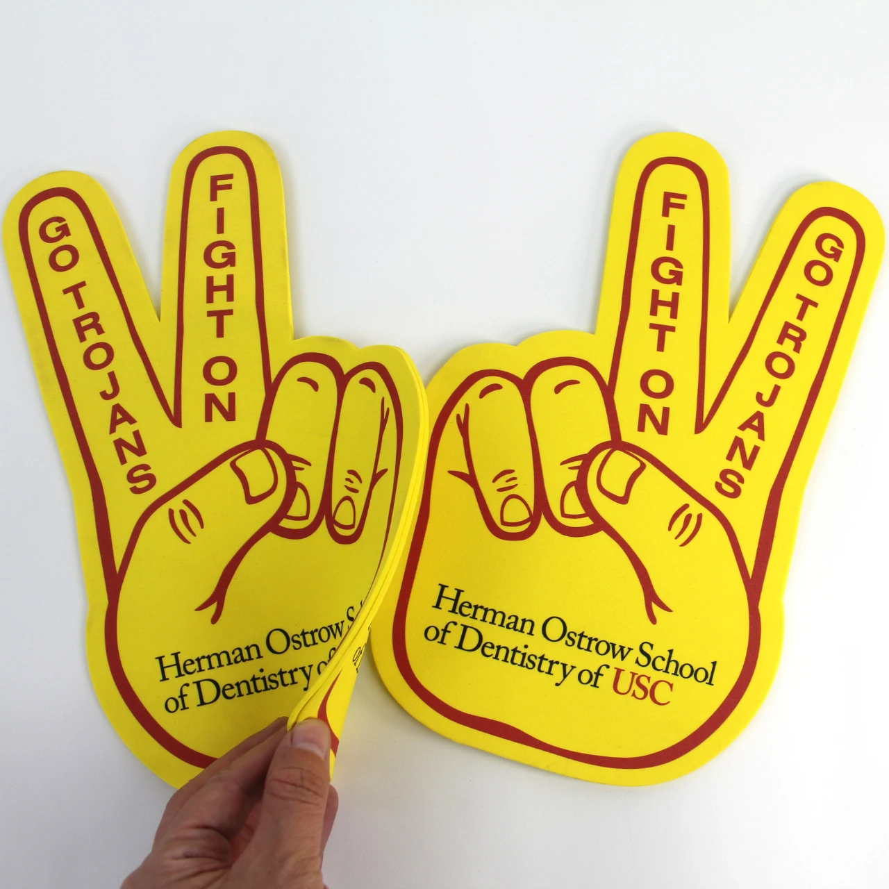 Promo Cheap Price High Quality EVA Foam Hand Palm Foam Fingers for Sports and Concert Cheering