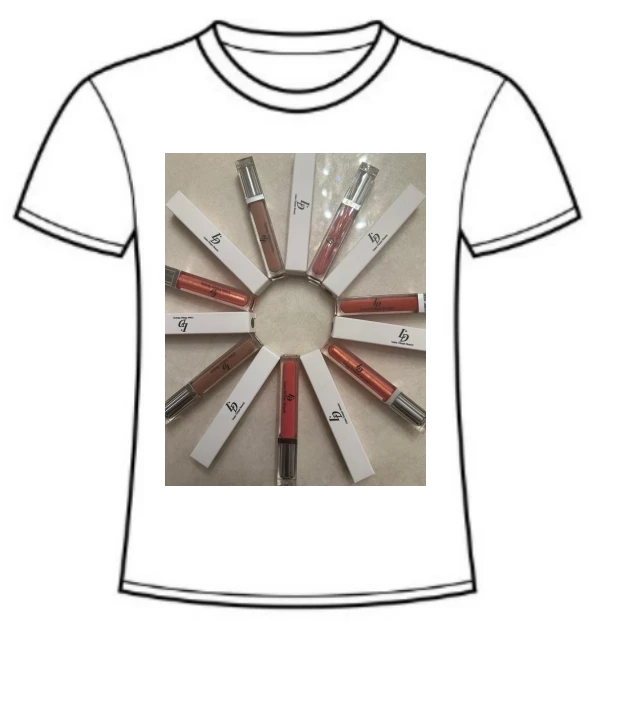 Women DIY Your Own Design Beauty Logo Printing Apparel Advertising T shirt For LIZAN