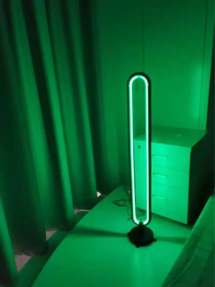 smart RGB led floor lamp BT app Assemblable modern designer standing nordic floor lamp with remote control