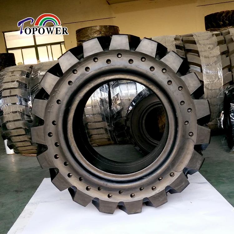 High Quality Factory Direct Supply 15.00-20 Solid Tire for Aerial Work Platform and Skid Steer Loader