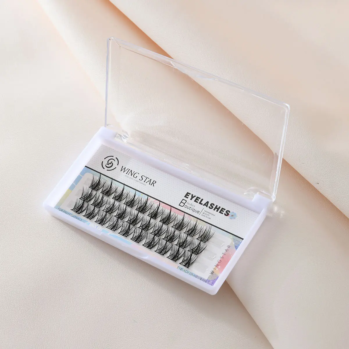Latest Cluster Eyelashes Three-Step Easy-to-Apply Lashes Fan Lash Clusters Single Cluster Eyelashes From Eyelash Factory