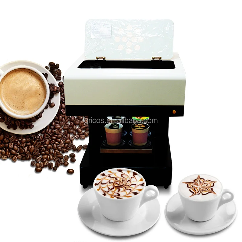 4 Cup Coffee Printing Machine Coffee Printer Machine Price For  Coffee Shop