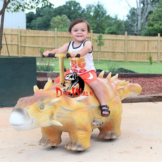 Amusement Park Kids Playground Battery Dinosaur Rides