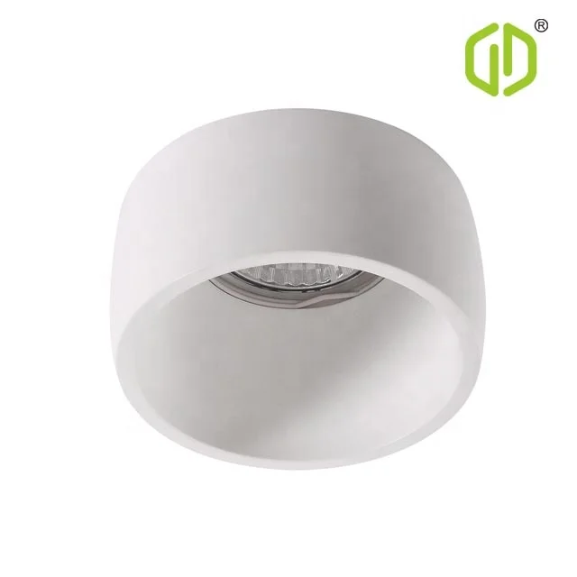 GDLED 7W Gypsum Recessed Ceiling Light GU10 Light Fitting Gypsum