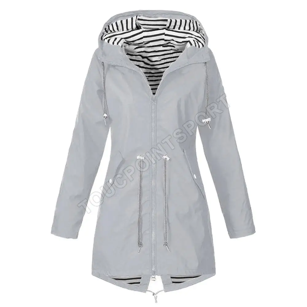 wholesale price with custom design women raincoat waterproof windproof women rain jacket