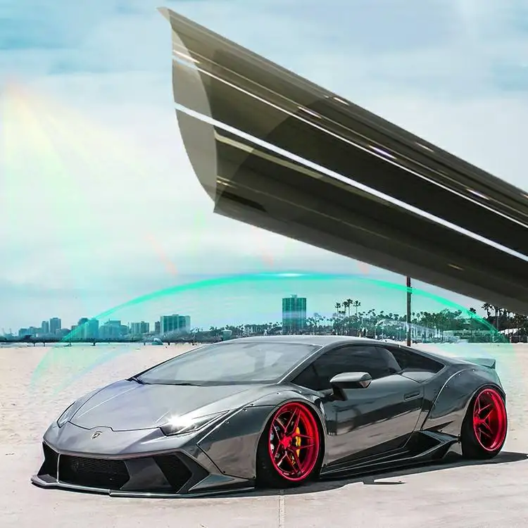 2Mil 80% VLT Ultra High Thermal Penetration Window Film Nano Ceramic Solar Tint Car Glass Privacy Window Film