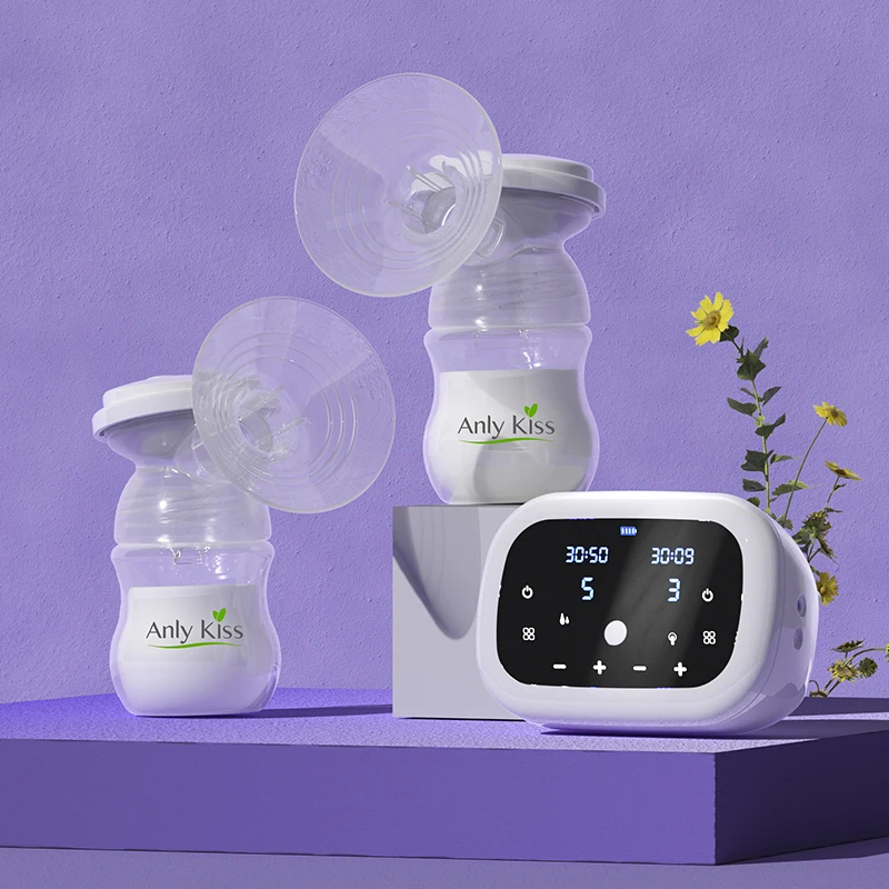 Wholesales babies products double electric pump breast milk with dual motor
