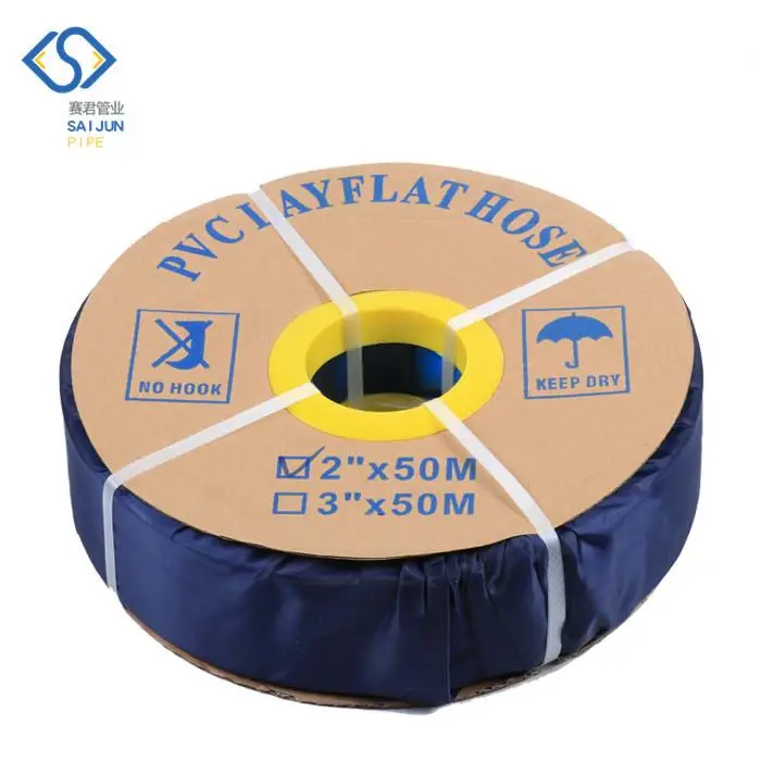 lay flat pipe rubber water garden hose pipes lay flat