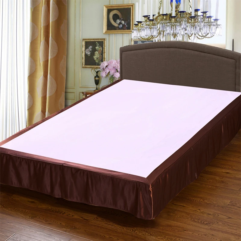 Luxury Decorative Bed Skirt Quilted Bed Skirts Fitted Bedding Hotel Bed Skirt For Mattress Cover Hotel Design Wholesale