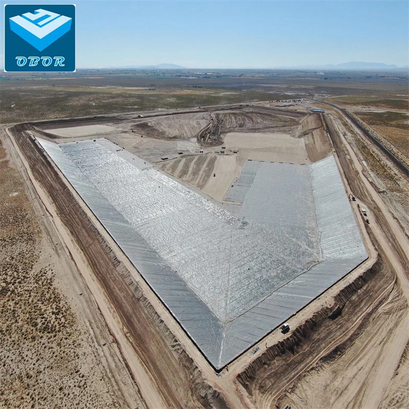 Геомембрана высокого 100% 0 75 мм белого черного синего зеленого цвета HDPE для резервуара
