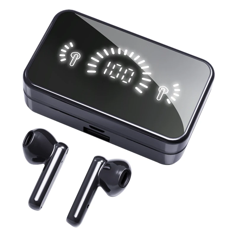 High Quality Wireless Earphone Hifi Led Power Display 2022 New Fone Boat Bloototh Tws PRO19 Audifonos Gaming Earbud Earplugs