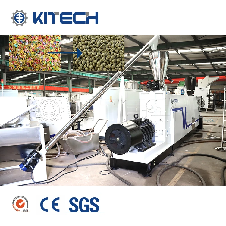 High Quality Rigid Plastic Recycling Extrusion Water Ring Cutting Pellet Making Machine