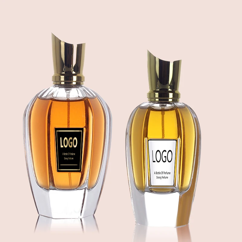 TLuxury wholesale customized bottle Unique transparent empty glass bottle 30ml 50ml 100ml perfume bottle with lid