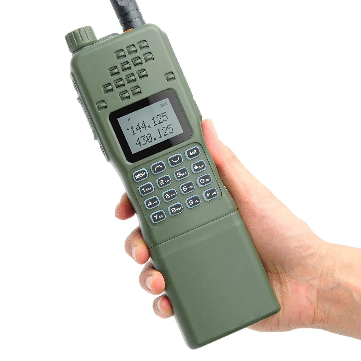 New Baofeng Ar-152 Walkie Talkie Powerful 12000mah Battery Tactics Game Two Way Radio An /prc-152 For Hunting Country Uhf Vhf