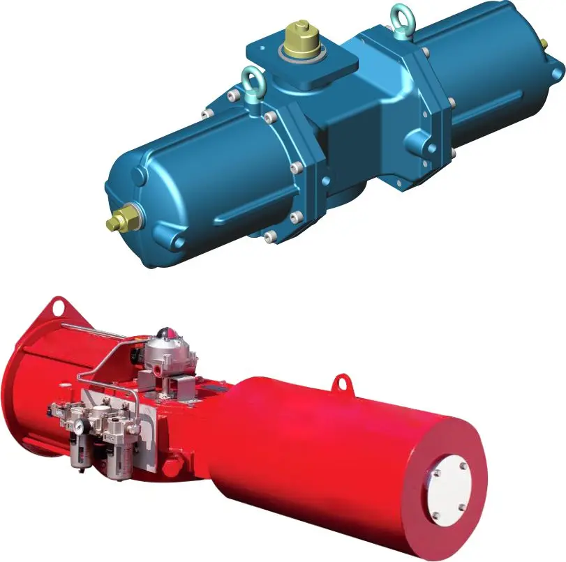 Electric actuator  hydraulic actuator  pneumatic actuator