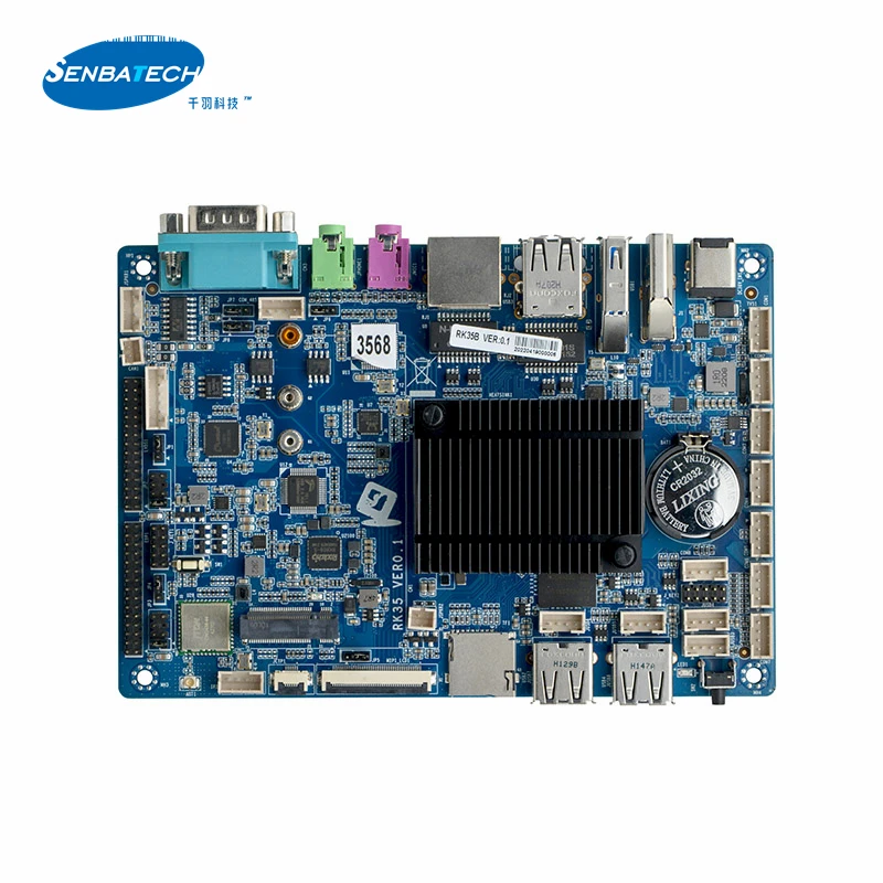 android 11.0 linux rockchip rk3568 motherboard with RS232 serial port support DC_12V