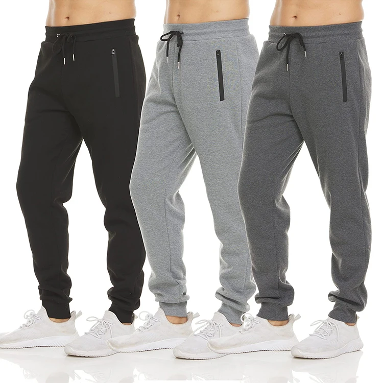 Custom Logo Cotton Sports Jogger Track Sweat Pants Blank Plain Men Sweatpants Mens Pants Trousers