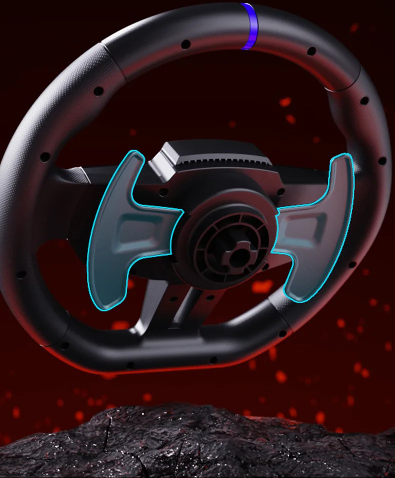 PXN V9 GEN2 900 Degree PC Gaming Racing Steering Wheel With Pedal and Gear Stick for PS4 Xboxes