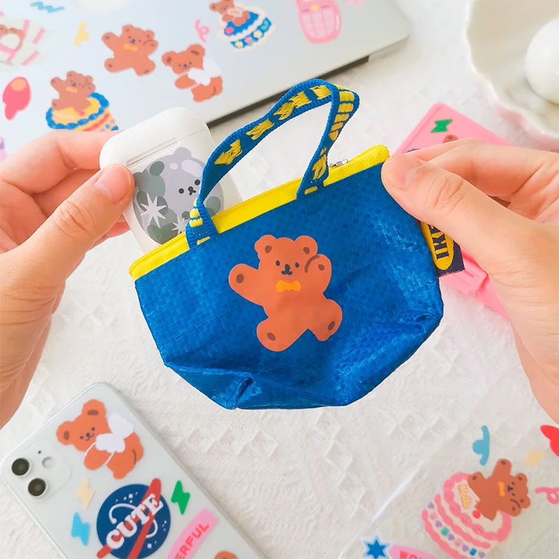  Milkjoy bear removable stickers South Korean DIY traceless computer stick hand account material manufacturers direct