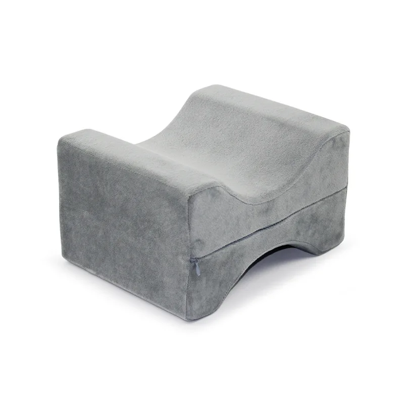 2019 New Style  Orthopedic Sleep Memory Foam Knee Pillow Wedge Contour Leg Pillow For Side Sleepers Pillow For Sciatica Relief