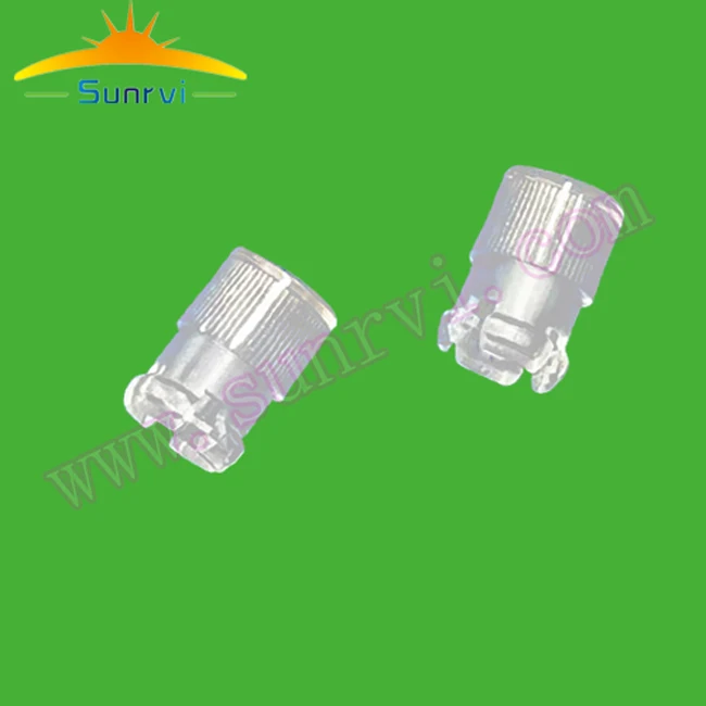 LC5-2 светодиодный светоизлучающий диод абажур свет направляющей колонны пластик LED световод объектив для 5 мм LED