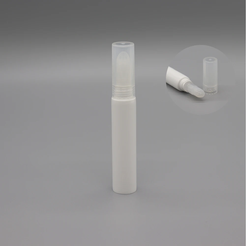 
D16mm Oblique Silicone Porous Lip Balm Cosmetic Packaging Tube Lipstick Plastic Offset Printing Cosmetic Package Custom Color 