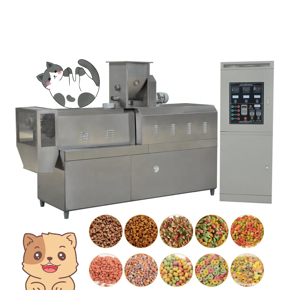 Factory Price Dog Food Extruder Pet Food Making Machines Industry Equipment
