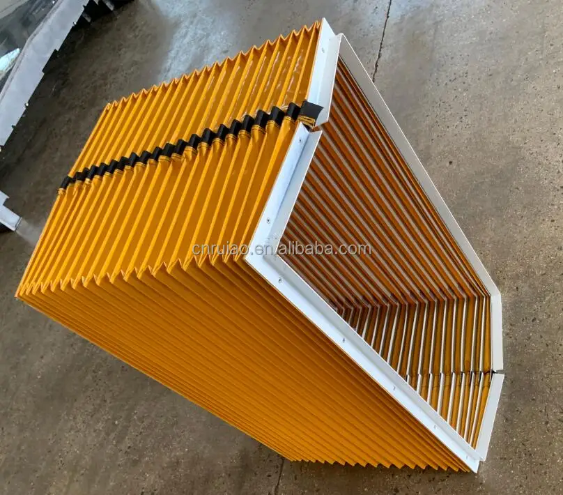 Custom Cnc Protection Bellows Machine Guards Cnc Accordion