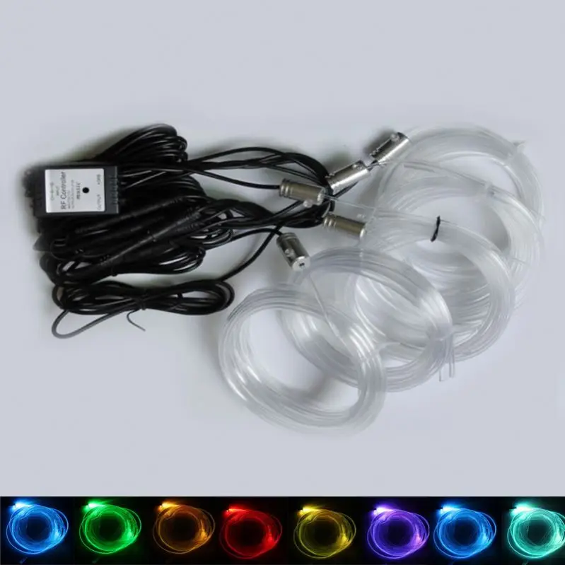 12V 3W RGB mixing color mini fiber optic generator for car using
