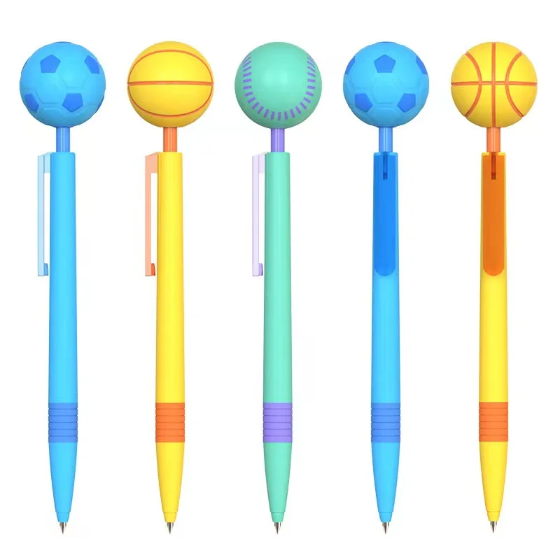 Customized Football ballpoint pens multifunction advertising Cheapest Promotional Pen Gift wholesale Plastic Metal pen