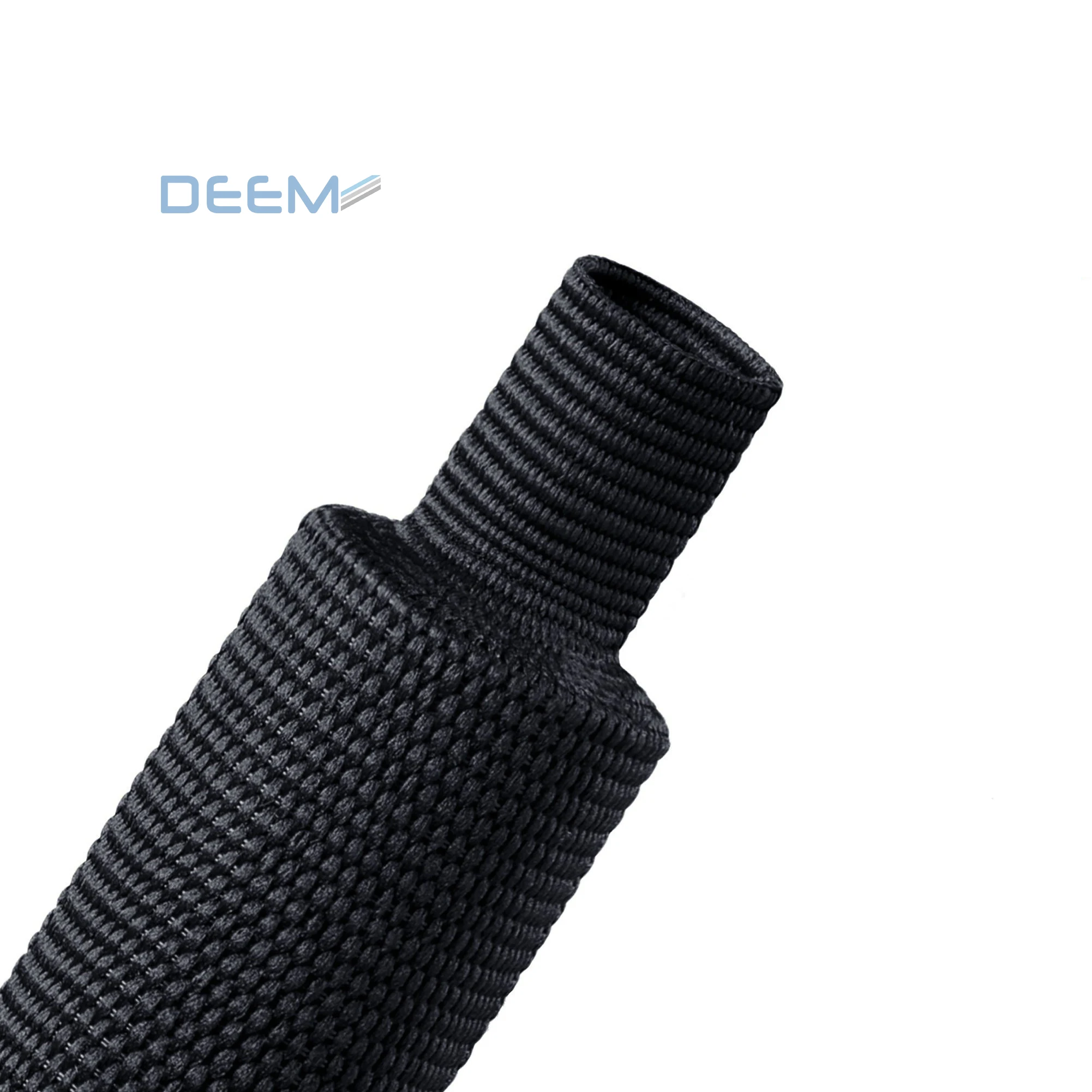 DEEM Fire Resistant Heat shield car black heat shrink braid sleeve for protection