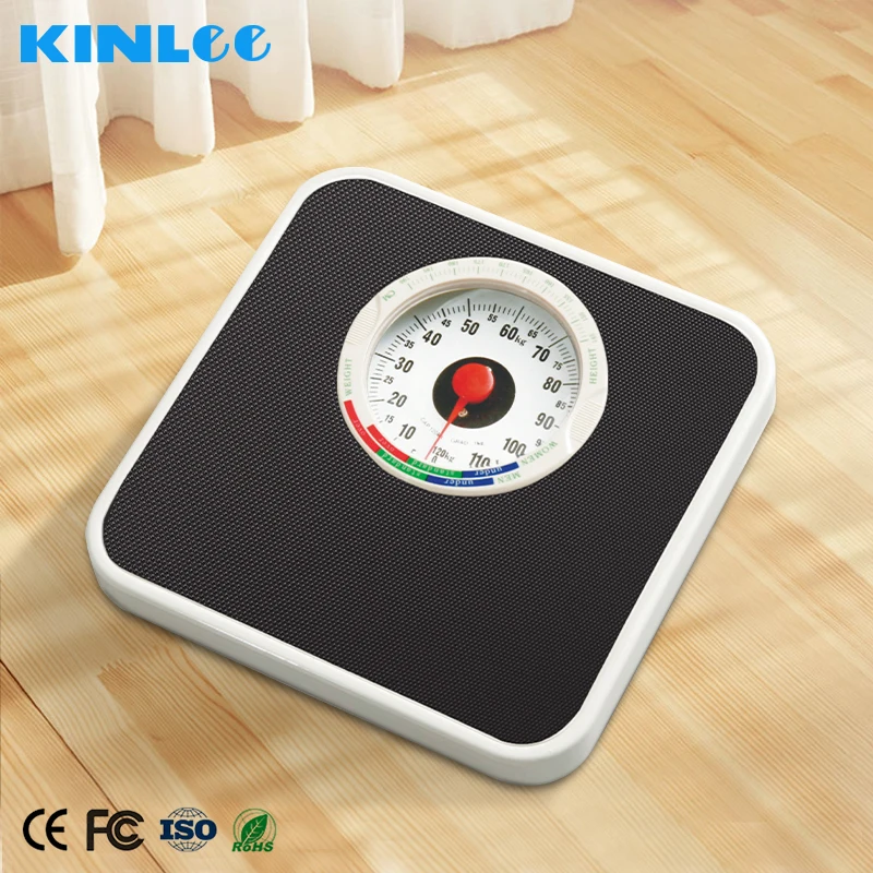Hot Sale OEM 120KG Household Analog With BMI Function Mechanical Bathroom Scale For Body Weighing