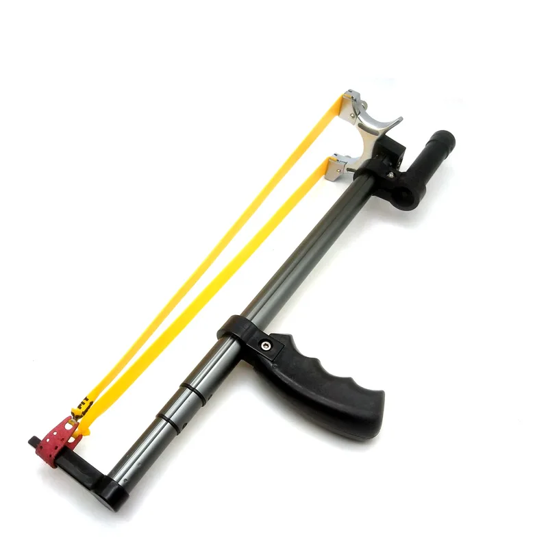 Manufacturer wholesale long rod laser outdoor shooting slingshot metal hunting slingshot