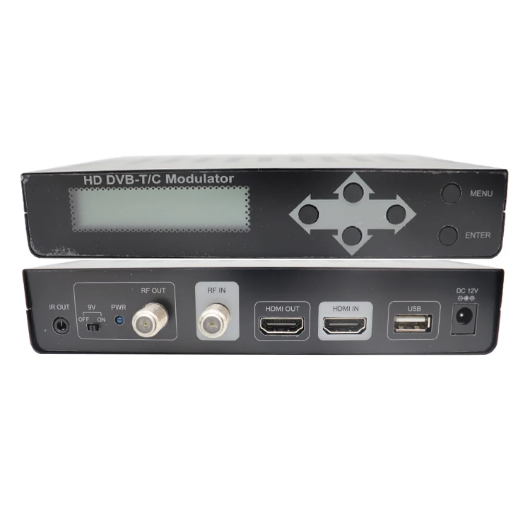 New products HD HDMI Encoder Rf Digital 1CH DVB T C DVB-T/C DVB-T+C Modulator With IR Return Path
