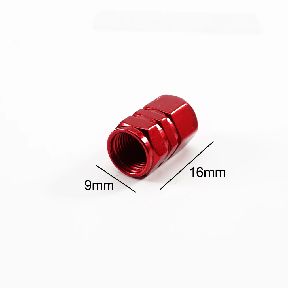 Aluminum Alloy Car Wheel Tire Valve Caps Tyre Rim Stem Covers Airdust Waterproof For Automobiles Motorcycles Trucks Bikes