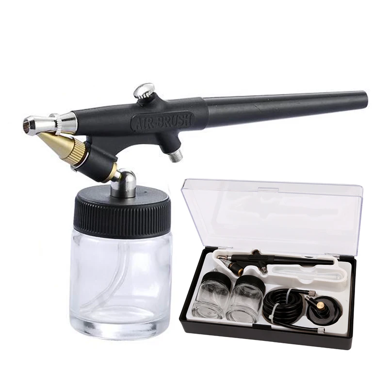 LinhaivetA Single action mini airbrush machine kit spray gun air brush