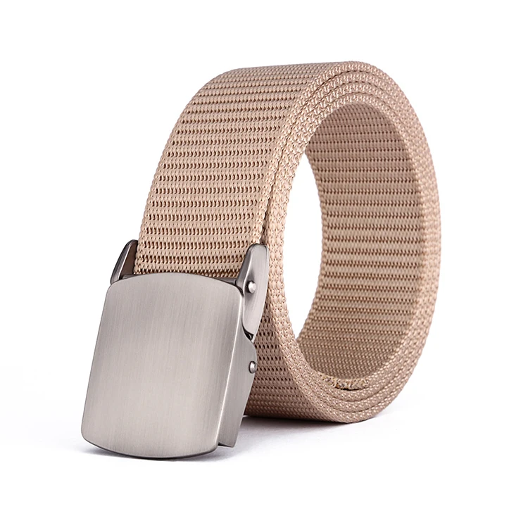 Ремень A1189 с автоматической пряжкой из сплава, спортивный армейский Быстросохнущий плетеный пояс в стиле милитари, нейлоновый для молодежи и мужчин