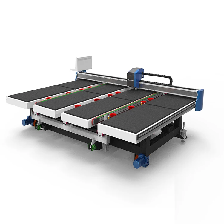 Professional Glass Production Machinery 3 in 1  CNC  Glass Cutting Machine for Cutting Irregular Type Glass and Mirror