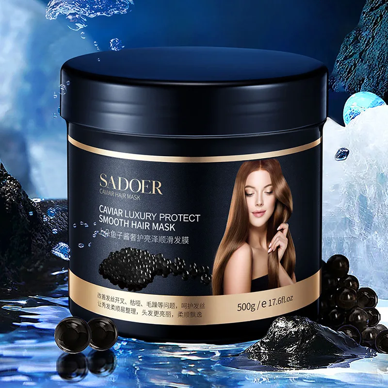 OEM SADOER wholesale price caviar organic fragrance smooth styling products beauty hair mask for dry hair