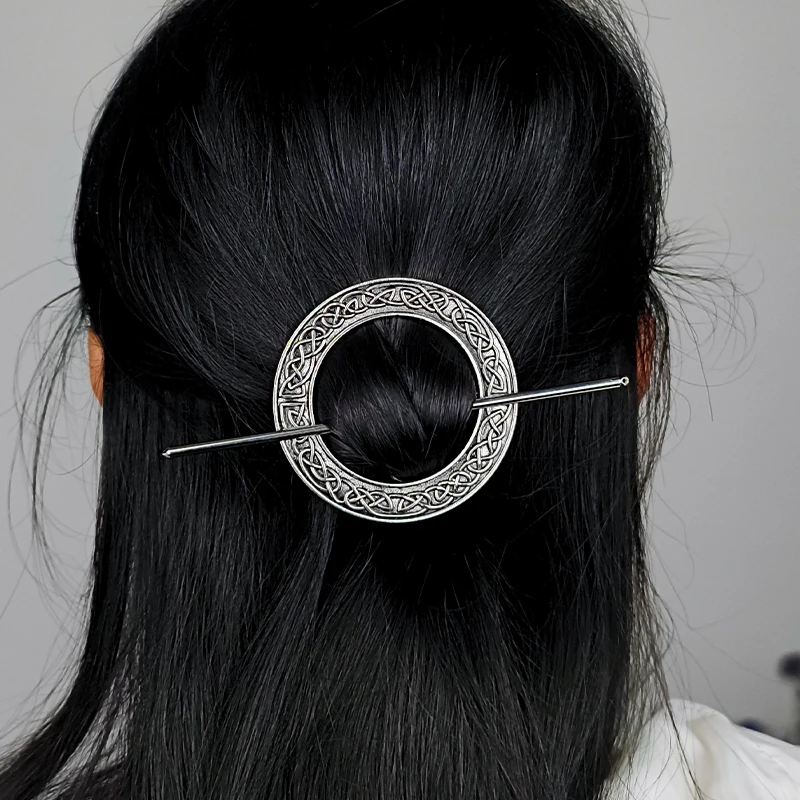 Pagan Celtics Knot Hairpin Spirit  Hairclip Witch Hairstick Wicca Gift for Women Wicca Gift