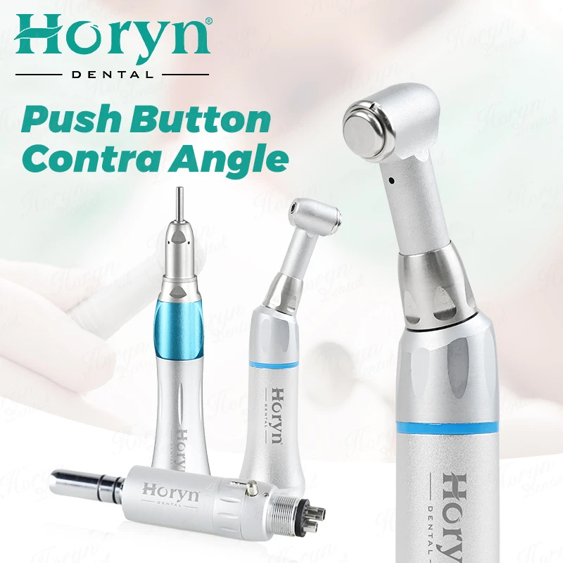 1 Set Dental Low Slow Speed Handpiece Latch 2.35MM Contra Angle/Straight/Air Motor 2/4 Holes Handpiece E-type Kit