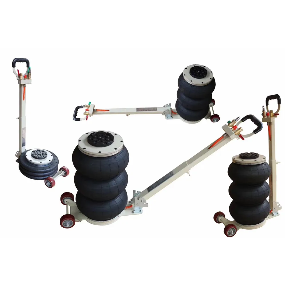 3ton and 2.5ton triple bag new type inflatable air  car jack lift portable