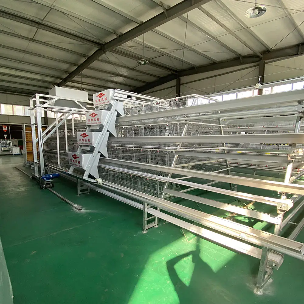 Hot Sale A Type 3 Tier 4 Tier Chicken Layer Battery Cage 96/120/128/160 Bird Capacity Chicken Cage With Automatic System