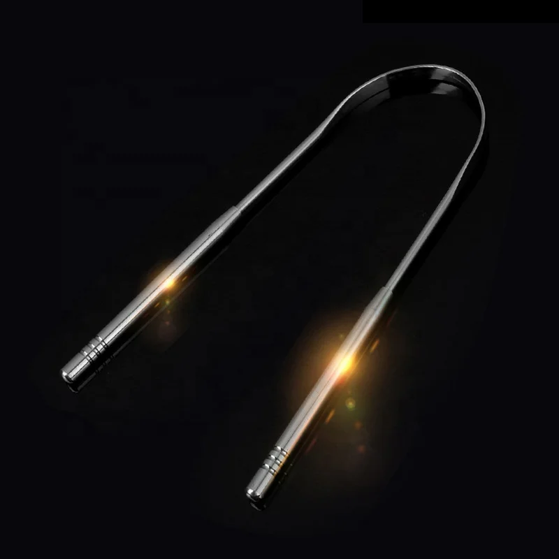 Stainless steel oral hygiene care tools breath toothbrush tongue scraper cleaner